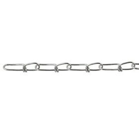11011 Perfection Chain Products #5 Double Loop Bright Galvanized 50 Ft