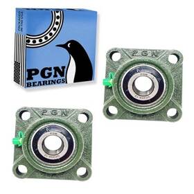 Ucf04-1pillow Pgn Pb-ucf-204-12 Block Bearing - Pack Of Square Flange Mounted 2 Ucf204-12 Ucf04-1pillow Pgn Pb-ucf-204-12 Block Bearing - Pack Of Square Flange Mounted 2 Ucf204-12