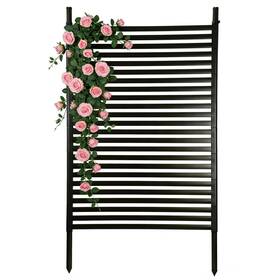 Pgtlsfnc09-15 Pheneahill Metal Garden Trellis For Climbing Plants 59 Inch Tall Fence Plant Support Fo