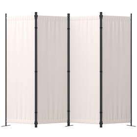 Lpfsl88whi Phonjoroo Room Divider 4 Panel Folding Privacy Screen 88 Inch Portable Separating With