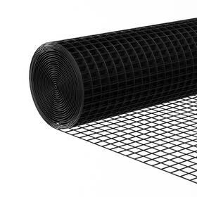 Pinklion 753532569117 Black Hardware Cloth 1/2 Inch 48 X 50ft 19 Gauge Vinyl Coated Welded Wire Mes