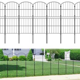 Pinpon Jo-pl2109-a30-cn Decorative Garden Fence 10 Panels 37.5in H X 10.4ft L Border Anima