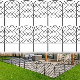 Sx1532-b25 Pinpon Decorative Garden Fence 25 Pack Fencing Border 27ft L X24in H Animal Barrier