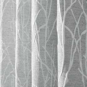 Grey-52x84 Pitalk White Grey Curtains 84 Inch Length For Living Room Darkening 2 Panel Back Tab