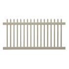 Pkpi-1.5-4x8 Weatherables Khaki Uv Protected Abbington Vinyl Picket Fence 841294104186