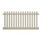 Pkpi-3r5.5-3x6 Weatherables Durable Khaki Uv Protected Plymouth Vinyl Picket Fence Panel