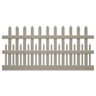 Pkpi-3raltnr-5x6 Weatherables Durable Khaki Ashville Vinyl Spaced Picket Fence Panel Kit
