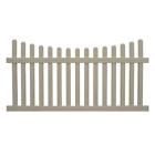 Pkpi-3sc-3x6 Weatherables Khaki Ellington Water Resistant Vinyl Picket Fence Panel Kit