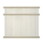 Pkpo-1.5nr-5x6 Weatherables Khaki Williamsport Water Resistant Vinyl Pool Fence Panel