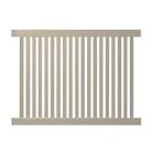 Pkpo-3nr-4x6 Weatherables Durable Khaki Crestview Spaced Picket Vinyl Pool Fence Panel