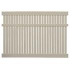 Pksp-semi-5x6 Weatherables Khaki Huntington Framed Vinyl Fence Panel Kit
