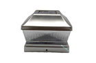 Pl-245s Solar Garden Lights Silver Powered Led Outdoor Fence Post Cap