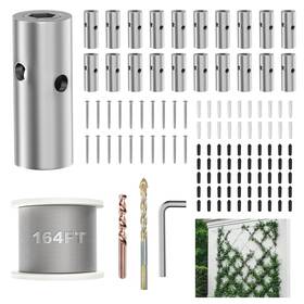 Pt132 Plantop Wire Trellis For Climbing Plants Outdoor 20 Set Wall Kit With 1/8 Inch X Pt132 Plantop Wire Trellis For Climbing Plants Outdoor 20 Set Wall Kit With 1/8 Inch X