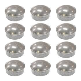 Plum Fittings 810061220749 Chain Link Fence 1 3/8 Inch Round Dome External Post Caps Die Cast Aluminum Cap