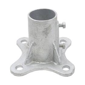 Plum Fittings 850007671150 2 1/2 Inch Posts 3/8 Od Floor Flange With Set Screws Chain Li