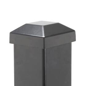 Plum Fittings 850007671365 Post Cap For 2 Inch Square X Aluminum Fence - Black Single Pack