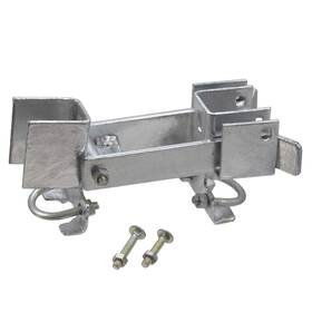 Plum Fittings 850007671785 Chain Link Fence Residential Double Gate Latch 1 3/8 Inch Strong Arm Gat