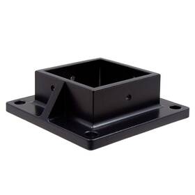 Aff33bl Plum Fittings Floor Flange For 3 Inch Square X Aluminum Fence Posts - D