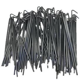 Plum Fittings Atie25b Black Aluminum Tie Wire For Chain Link Fence 8 1/4 Inch Long 9 Gauge Bag Of 100