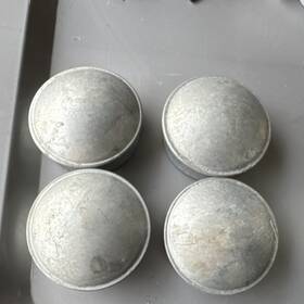 Pcd3 Plum Fittings 3 Inch Galvanized Steel Dome External Round Post Caps Fits 2-7/8 Od Pipe