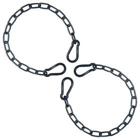 Pnkpet S80052 304 Stainless Steel Gate Chain 550lbs Capacity - 20 Inch X 5/32 With M7 Carabine