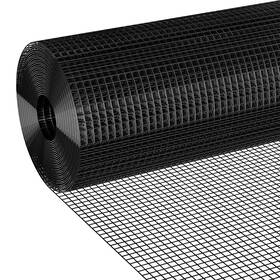 Potnet Xdh1224100 Black Pvc Vinyl Coated Wire Mesh Hardware Cloth 1/2 Inch 24 X 100 Ft 19 Gauge