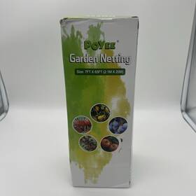 Poyee 682141668358 Garden Netting - 7 X 65 Ft Heavy Duty Net For Vegetables And Fru