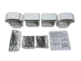 Premier 61104824 Barrett Outdoor Living - Bella Line Bracket Kit Vinyl White
