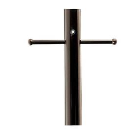 P5391-20pc Progress Lighting Outdoor 7ft Antique Bronze Aluminum Post With Ladder Rest And Photocell