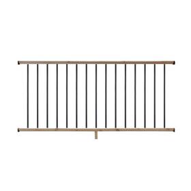 Prowood 447174 6 Ft. Cedar Moulded Rail Kit With Aluminum Square Balusters