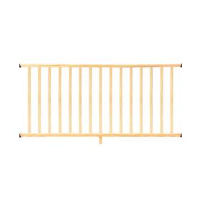 Prowood 447294 6 Ft. Southern Yellow Pine Moulded Rail Kit With Se Balusters