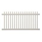 Ptpi-1.5-4x8 Weatherables Tan Water Resistant Abbington Vinyl Picket Fence 841294103868