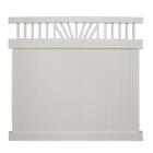 Ptpr-cts-5x6 Weatherables Tan Water Resistant Annapolis Vinyl Privacy Fence Panel Kit