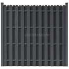 Pun9306420866694il Wpc Fence Panel Square Gray