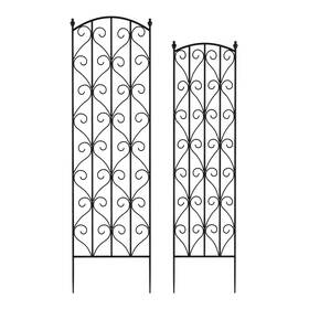 50-lg5082 Pure Garden 194189136527 Black Trellis-for Climbing Plants 50-lg5082 Pure Garden 194189136527 Black Trellis-for Climbing Plants