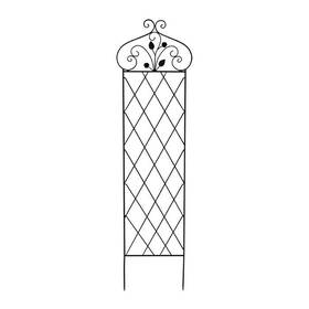 Pure Garden 194189634535 63 Inch Trellis For Climbing Plants Stand Decorative Lattice Metal Panel