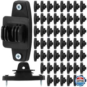 Pushglossy B0cmmnr7wd 100 Electric Fence Insulators Wood Post Clamp Nails Heavy Duty