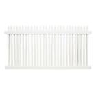 Pwpi-1.5nr-3x8 Weatherables Durable White Hartford Vinyl Spaced Picket Fence Panel Kit