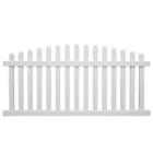 Pwpi-3cv-5x8 Weatherables White Sanibel Water Resistant Vinyl Picket Fence Panel Kit