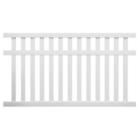 Pwpo-3-5x8 Weatherables White Easy To Assemble Durable Captiva Vinyl Pool Fence