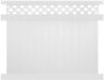 Pwpr-lat-5x8 Weatherables Fence Panel Kit Uv Protected Flat Lattice 0841294105428