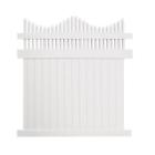 Pwpr-ots2-6x6 Weatherables White Louisville Water Resistant Vinyl Privacy Fence Panel Kit