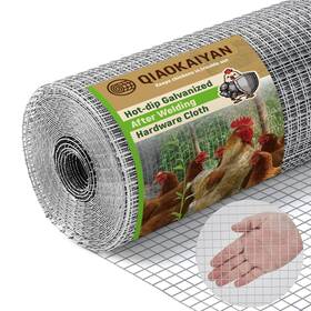 Tsw01-xhtsw16x50-1.0 Qiaokaiyan 16 Inch X 50ft Hardware Cloth - 19 Gauge Heavy-duty 1/2 Welded Chicken Wire