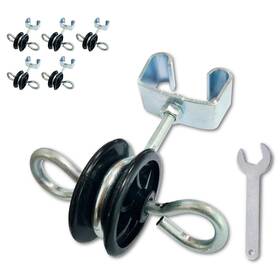 Qmark 791276921297 Qftmark Farm Electric Fence T-post Gate Handle Anchors Double Hook 2-ri