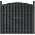 Qrw8699954896302mg Wpc Fence Panel Round Gray