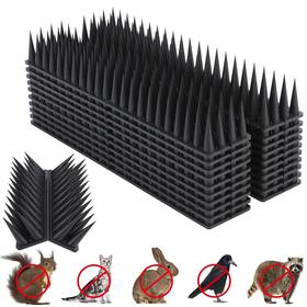 Quunoot B0f74kbhcg Bird Spikes 9-pack Deterrent For Pigeons Raccoons Squirrels Cats - 8.4 Ft