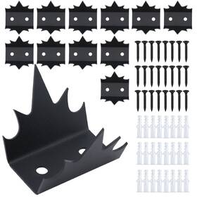 22337845 Qwlwbu 12 Pcs Security Fence Spikes Intruder Deterrent Wall Anti-intrus