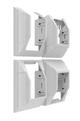 Rdi Railing 73019671 Finyl Line Vinyl Deck Top Stair Rail Bracket Set White
