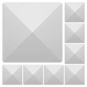 Rectoo Fc041 4x4 Vinyl Fence Post Caps White Pvc Decorative Pyramid For Actual