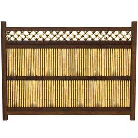 Red Lantern 744759452054 47 Inch Bamboo Garden Fence